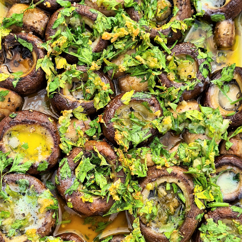 Luxurious Garlic, Butter, and Parsley Mushrooms Watts Farms