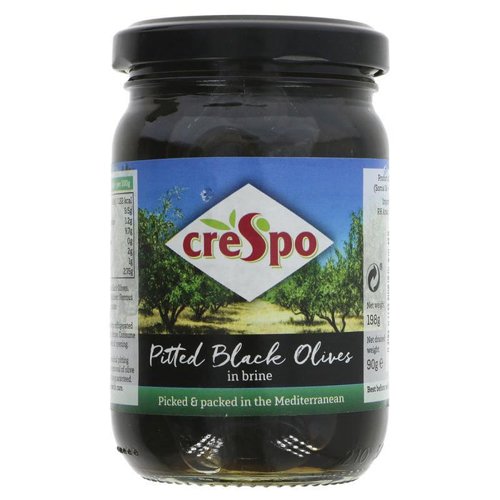 Crespo Pitted Black Olives - 198g