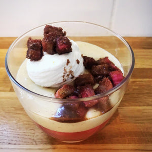 James Crank's 'Date Night Dessert' - Earl Grey & Rhubarb Creams