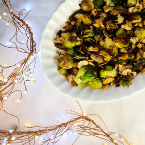 Brussels Sprouts with Almonds and Shallots