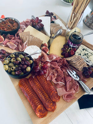 Christmas Cheese and Charcuterie Board