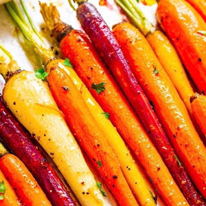 Honey roasted Heritage carrots with thyme