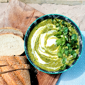 Watercress, Pea and Leek Soup