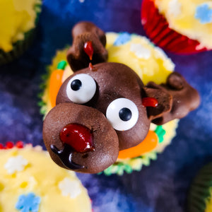 Festive Reindeer Cupcakes