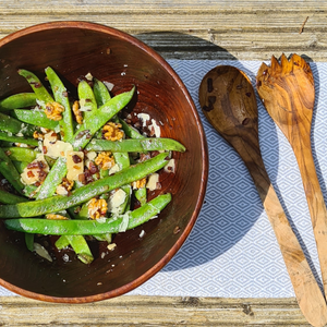 Runner Bean, Walnut and Parmesan Salad