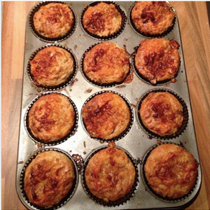 Welsh Rarebit Muffins