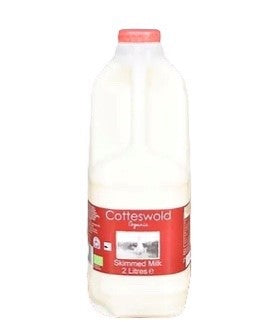 Organic Skimmed Milk 2 ltr