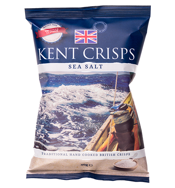 Kent Crisps - Sea Salt - 20x40g