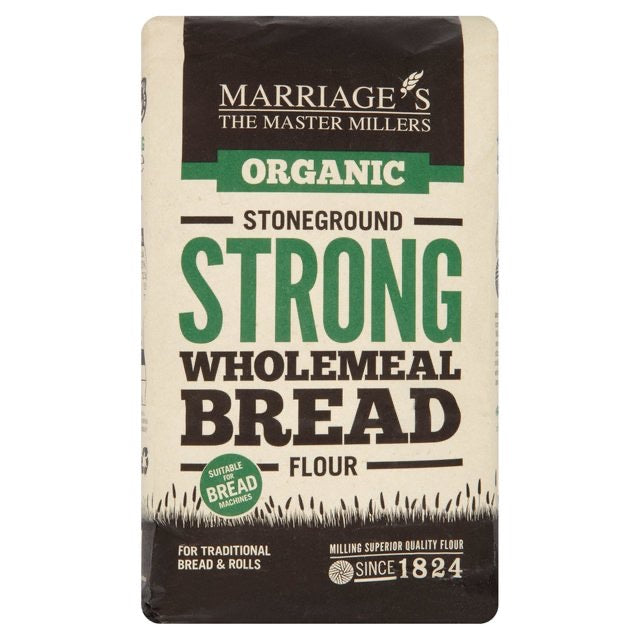 Marriage's Strong Organic Wholemeal Bread Flour - 1.5kg