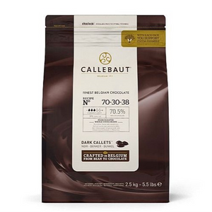 Callebaut Extra Dark (70.5%) Chocolate Pellets - 2.5kg-Watts Farms