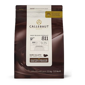 Callebaut Dark (54.5%) Chocolate Pellets - 2.5kg-Watts Farms