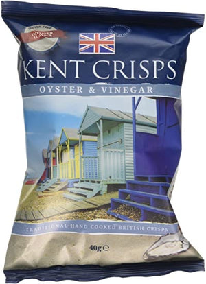 Kent Crisps - Oyster & Vinegar- 20x40g-Watts Farms