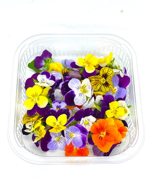 Edible Flowers - Violas punnet of 25