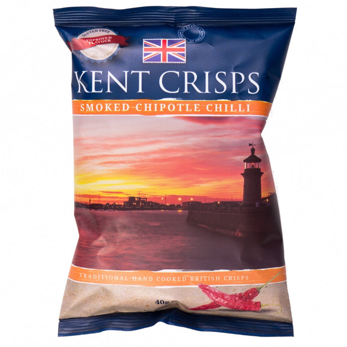 Kent Crisps - Smoked Chipotle Chilli- 20x40g