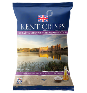 Kent Crisps - Sea Salt & Cider- 20x40g-Watts Farms