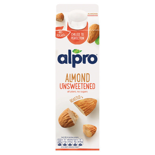 Alpro Almond Unsweetened - 1ltr