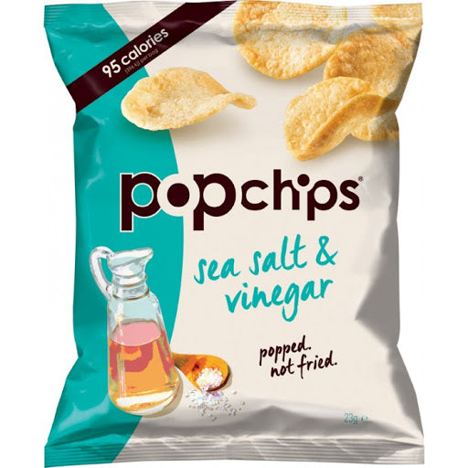 Pop Chips - Sea Salt & Vinegar- 24*23g